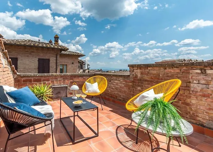 Mimosa- Loft Elegante Con Terrazza Nel Centro Di شقة